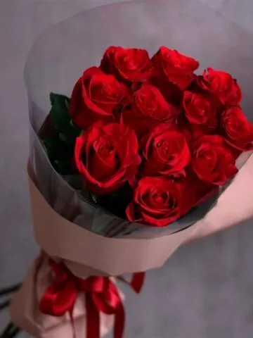 Dutch roses 60 cm