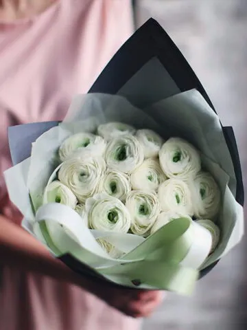 White ranunculus