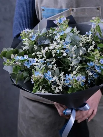 A bouquet of forget-me-nots