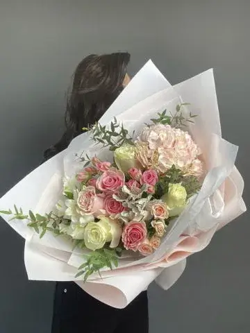 The bride and groom's bouquet
