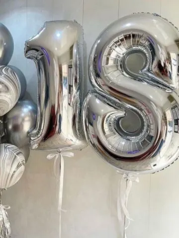 Happy Birthday Balloon Composition