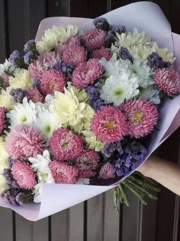 Pink Jazz bouquet.