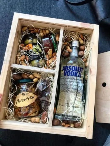 Бокс с водкой