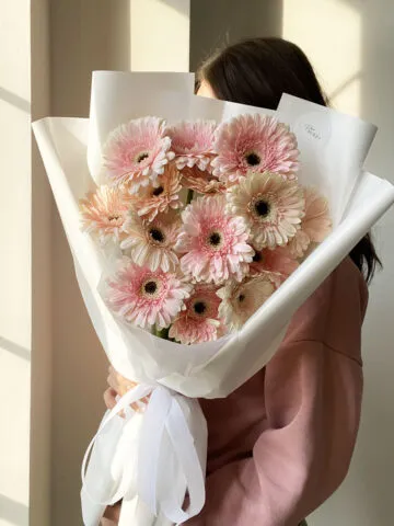 Bouquet of 15 gerberas