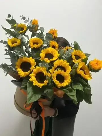 Composition of sunflowers