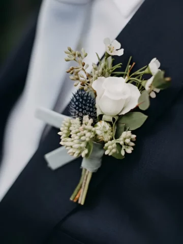 Heart Song boutonniere